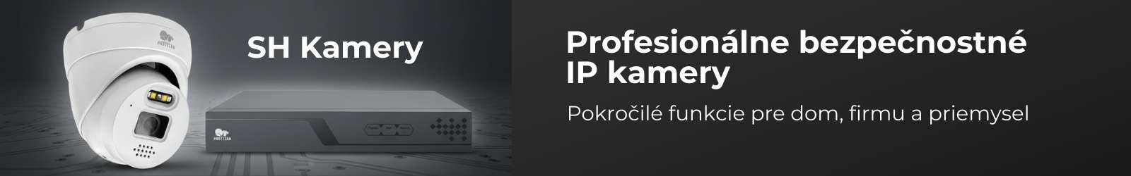 Profesionálne bezpečnostné IP kamery